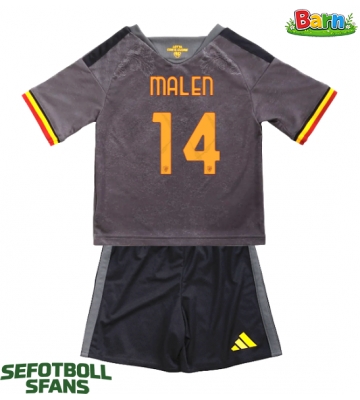 AS Roma Donyell Malen #14 Tredjeställ Barn 2026-27 Kortärmad (+ Korta byxor)